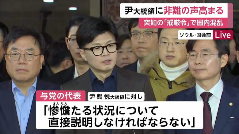 与党「国民の力」ハン・ドンフン代表