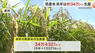 宮城県産米の生産目安３４万トン超に　２年連続引き上げで５％増　需要踏まえ作付面積も拡大