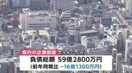 県内上半期の企業倒産27件　負債総額59億円余り　岩手県