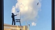 ステイホーム中“窓アート”はいかが? 新たなキャンバスを発見 スペイン