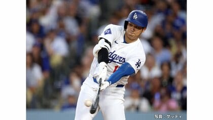 ドジャース・大谷翔平選手3試合ぶりの42号ソロ デコピンが始球式