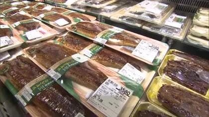 もうすぐ「土用の丑の日」 岡山市のスーパーにウナギ専用売り場が登場　お得感が出た今年の傾向は【岡山】