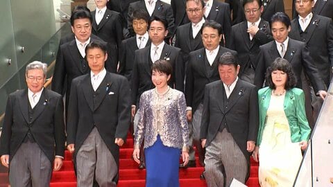 第2次高市改造内閣が発足「決断と挑戦、実行の内閣」　維新初入閣の中司氏は改革相　“ポスト高市”の林氏は閣外に