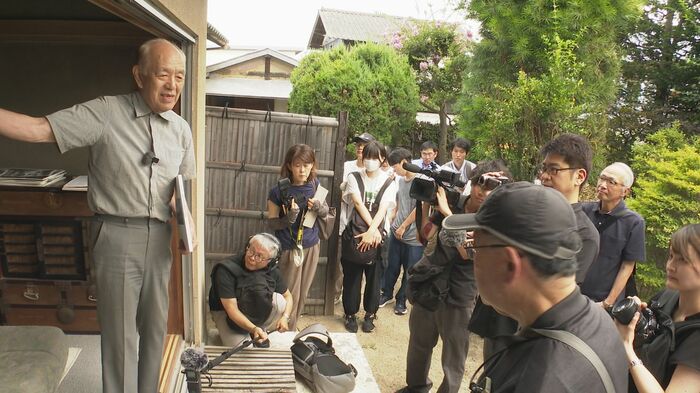 高校生らが幸一さんを訪問
