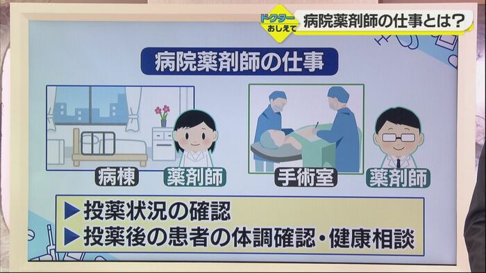 患者が入院する病棟や手術室などに常駐