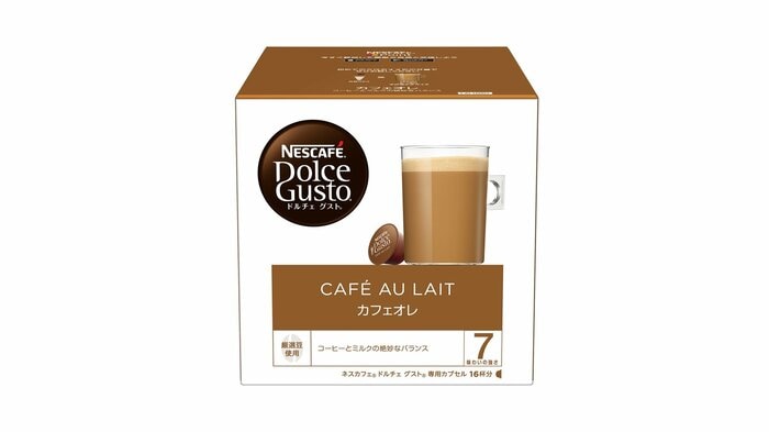 「ネスカフェ ドルチェ グスト 専用カプセル カフェオレ」16p