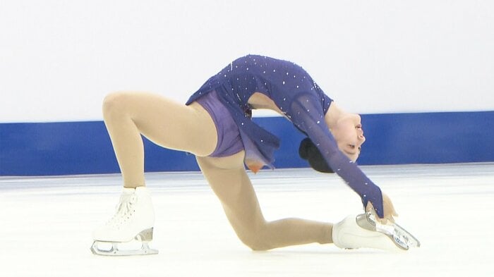 ショートに引き続き、会場を魅了した岡のフリー