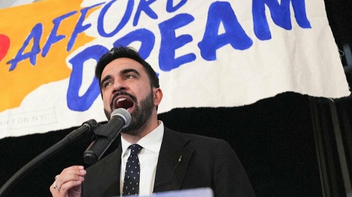ニューヨーク市長選民主党候補のマムダニ氏(33)
