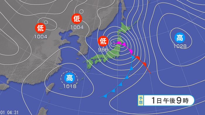 予想天気図