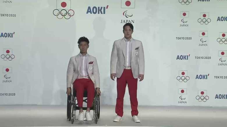 東京五輪で日本選手団が着用する公式服装がお披露目 コンセプトは「ニッポンを纏う」｜FNNプライムオンライン
