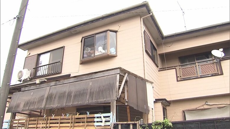 書類送検された女の自宅(14日 千葉・八街市)