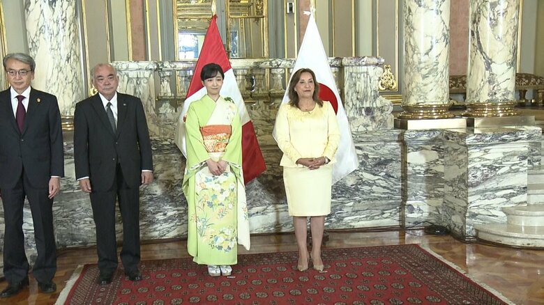 ペルーのボルアルテ大統領を表敬訪問（11月7日）