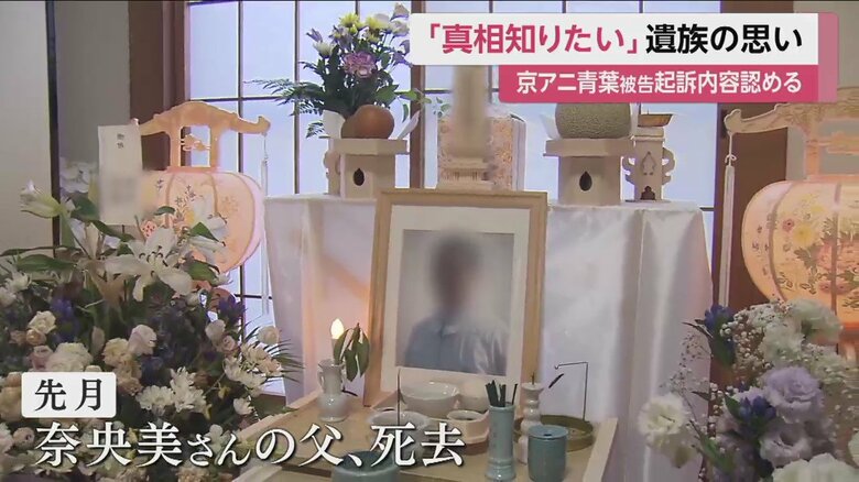 石田さんの父親は8月、死去してしまった