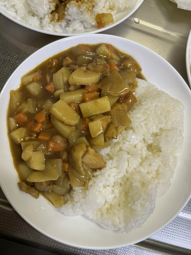 最近はカレーを作ってくれた