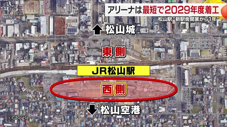 アリーナなどを中心に施設を整備する「基本計画」を策定