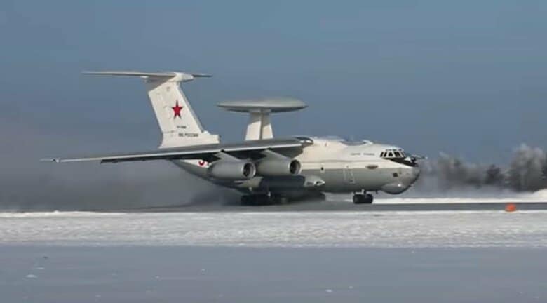 ロシア航空宇宙軍A-50U早期警戒管制機（資料・ロシア国防省公式映像より）