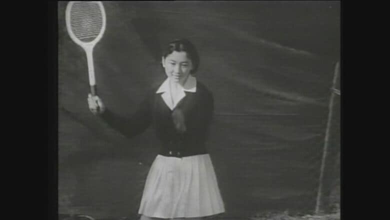 軽井沢会のテニスコート（1958年）