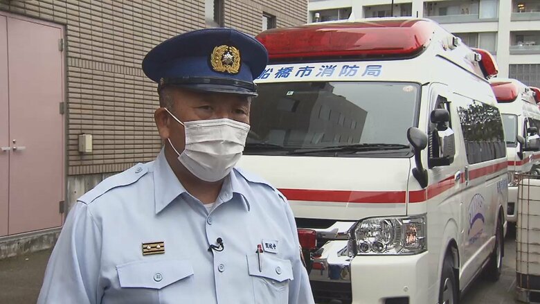 圓城寺･救急課長補佐は｢一人ひとりが陽性にならないよう気をつけること｣と訴えた