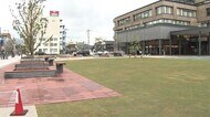 越前市役所の新庁舎がグランドオープン。庁舎前広場は災害時の避難場所に