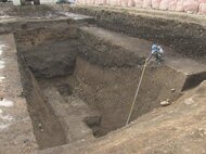 国宝・犬山城での発掘調査…城と城下町隔てる『外堀』の一部見つかる 幅約17.5m 深さ6.5m以上