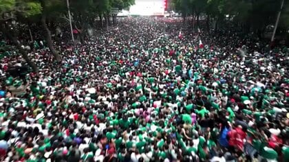 メキシコ代表の勝利祝い首都に約140万人の群衆殺到　4人死亡…3人は窒息死　【FIFAワールドカップ2026】