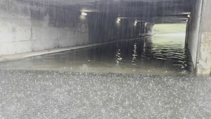 富山県内に大雨警報、滑川市の沖田川が一時避難判断水位超え　土砂災害・低地浸水に警戒必要