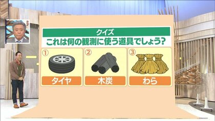 「タイヤ」に「木炭」は気象庁の“秘密道具”!? 初物便り続々…気温4℃に注目