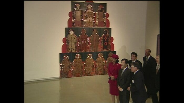 広島市現代美術館を訪れた皇太子ご夫妻