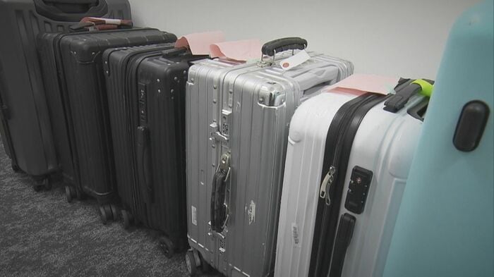 中部国際空港に放置されていたスーツケース