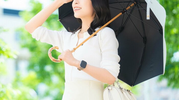 日傘にもタイプがある(画像はイメージ)