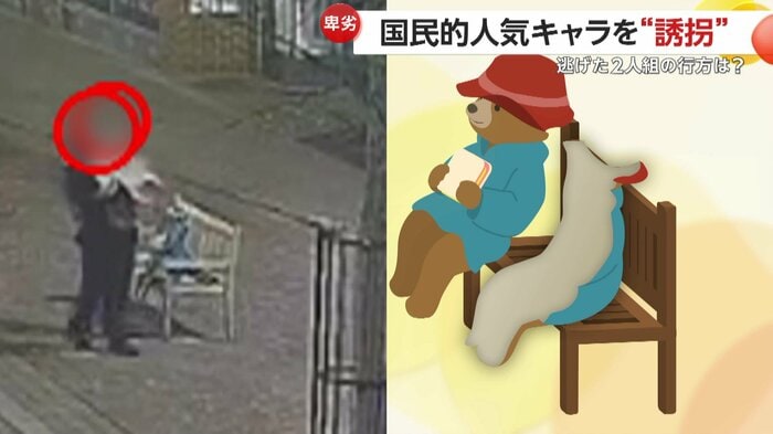 盗まれたパディントンの図解(Thames Valley Police)