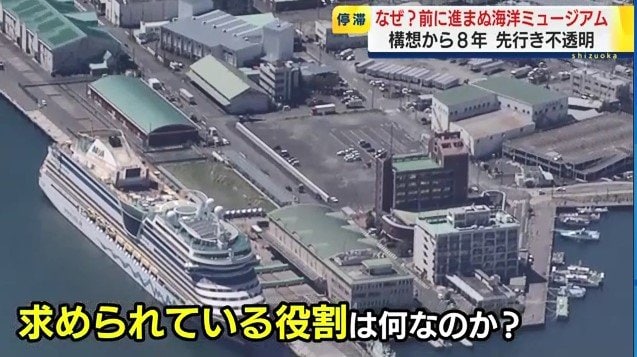 清水港周辺の空撮