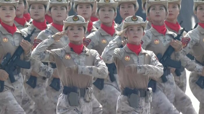 中国軍の軍事パレード　資料