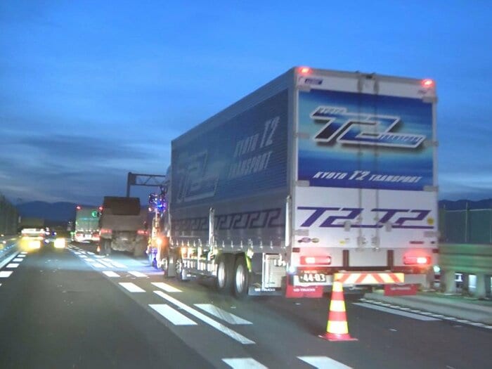 事故があった現場 愛知県豊川市