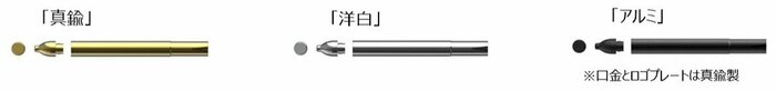 金属素材のコア 3種類
