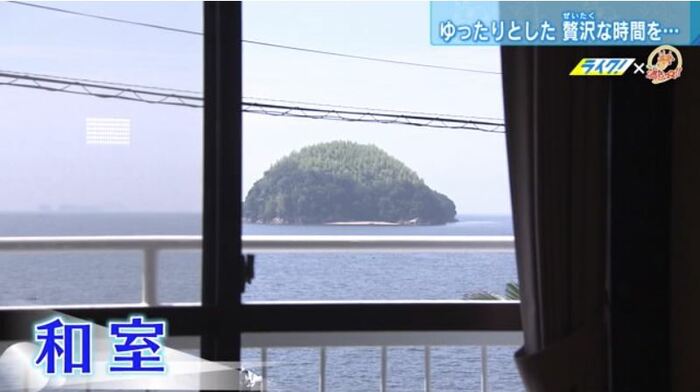 和室からは瀬戸内海が一望できる