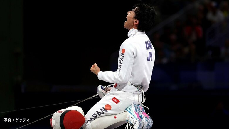 【速報】フェンシング男子エペ個人で加納虹輝が決勝進出　同種目で日本人初のメダル確定｜FNNプライムオンライン
