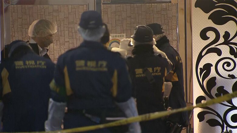 24歳女性が殺害されたホテル(3日朝 東京・府中市)