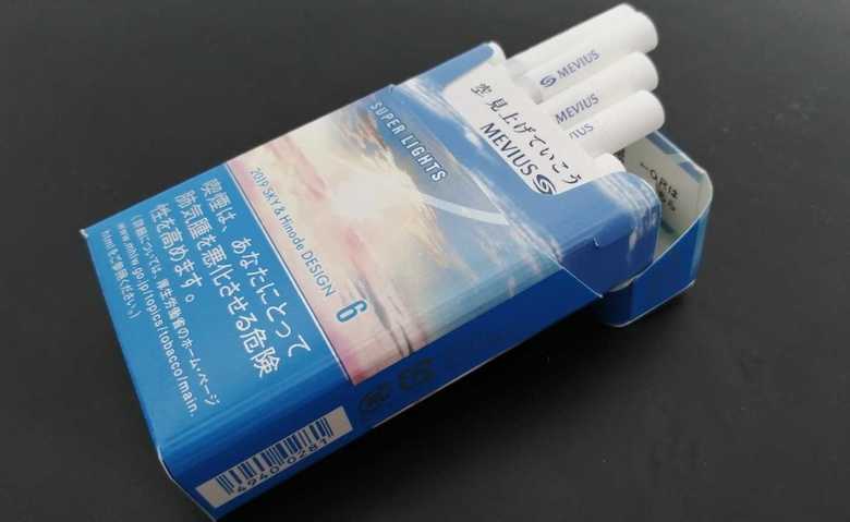 外箱には「喫煙は、あなたにとって肺気腫を悪化させる危険性を高めます。」と明記されている