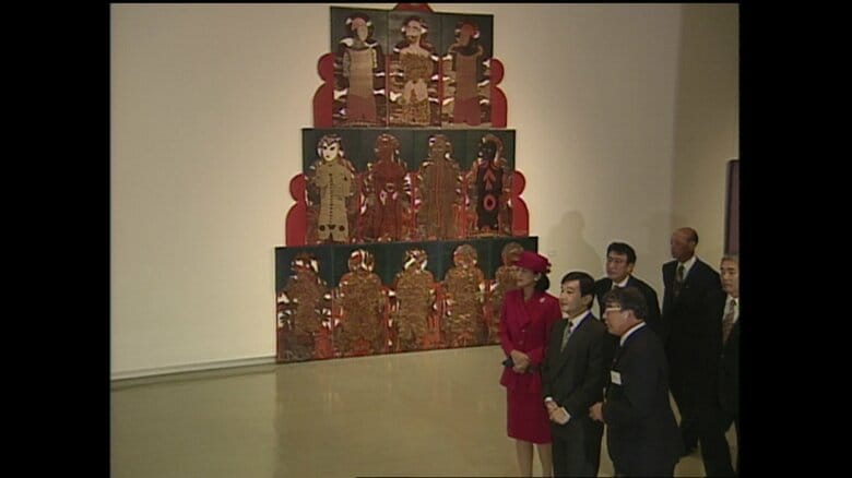 広島市現代美術館を訪れた皇太子ご夫妻