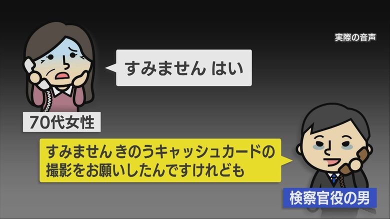 70代女性のもとにかかってきた詐欺電話