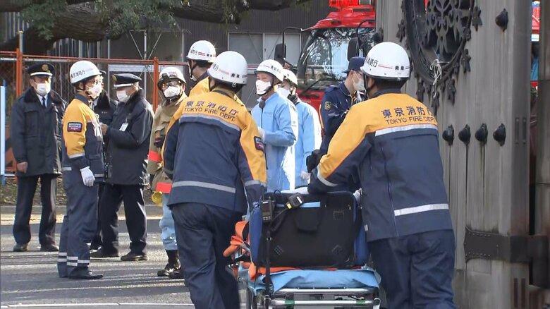 事件発生後の現場（2022年1月15日）