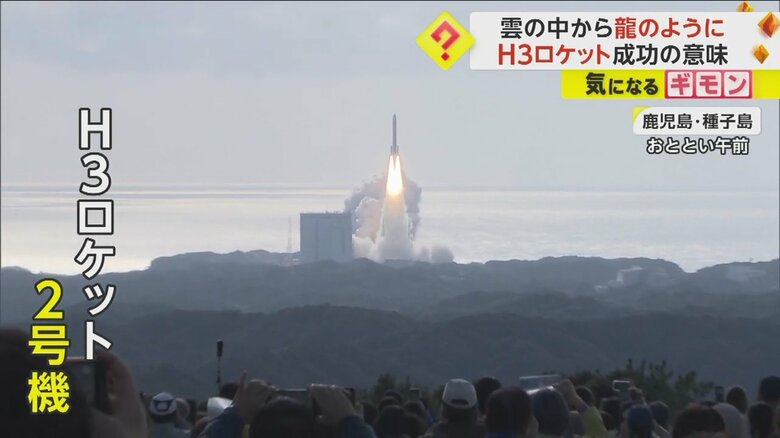 H3ロケット2号機打ち上げの瞬間⑦