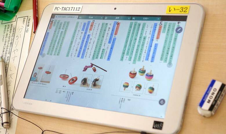 （デジタル教科書 出典：文部科学省）