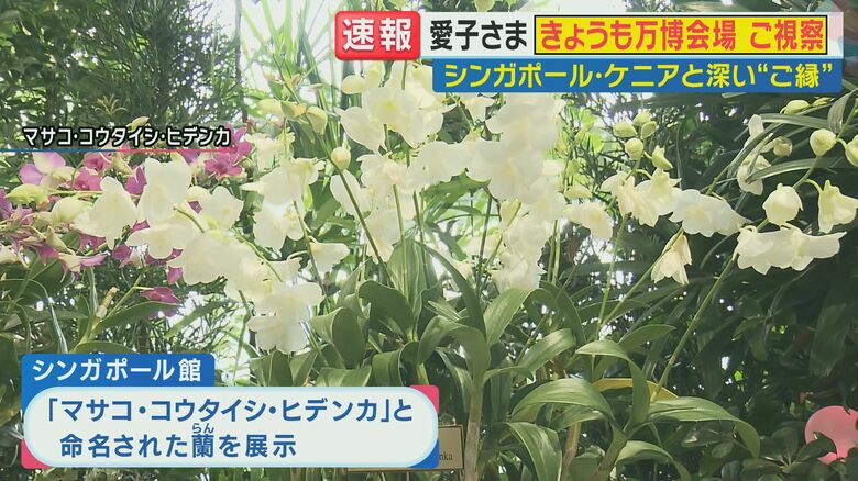 皇后さまゆかりのラン