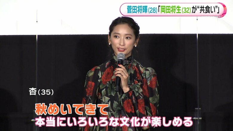 挨拶で季節にふれる杏さん