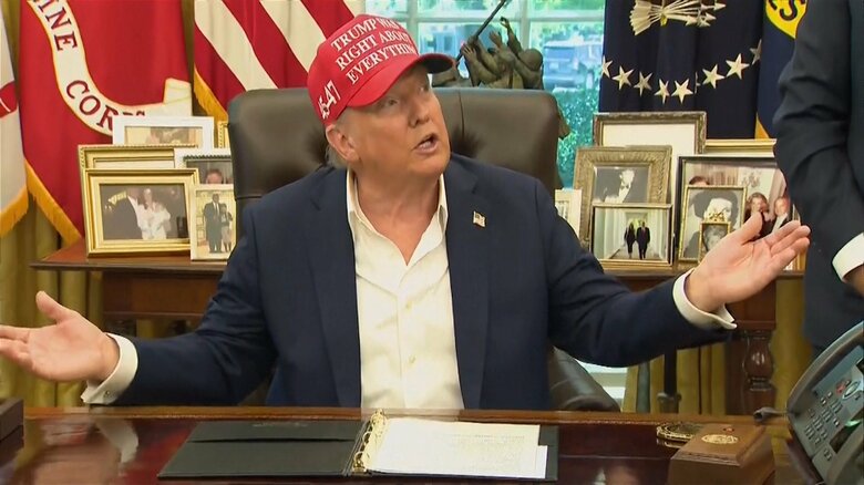 トランプ米大統領「2週間後には、私がどちらの方向に進むかがわかるだろう」(8/23)