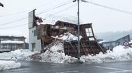 【中継】雪下ろし間に合わず空き家倒壊…除雪した雪が2m超え　今週末の雪に近隣住民も不安漏らす　新潟・十日町市