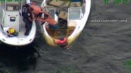 沈みゆくボートに取り残された人を決死の救出劇　岸まで3キロ沖合　アメリカ・フロリダ州