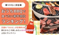 【500名に調査】おうちBBQで食べたい和牛部位ランキング！王道の「カルビ」が圧倒的1位、家だからこそ楽しみたい“あの希少部位”も上位にランクイン